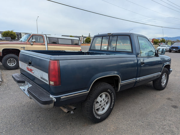 1990 GMC 1500 Short Box 4x4, Blue, Stock #521701