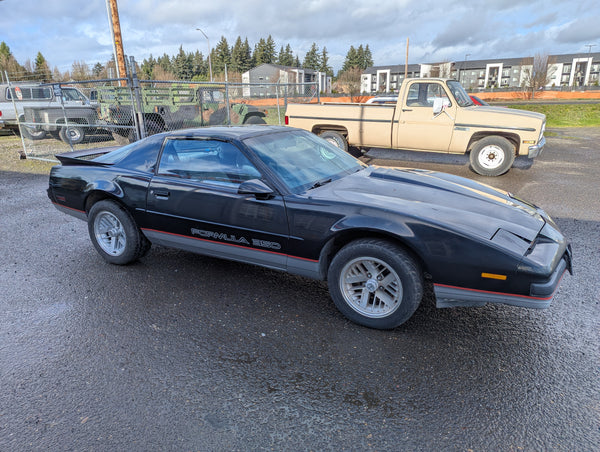 1989 Pontiac Firebird Formula, Black, Stock #205534