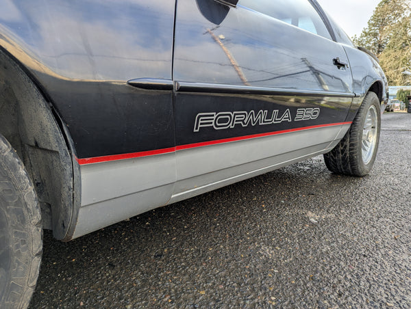 1989 Pontiac Firebird Formula, Black, Stock #205534