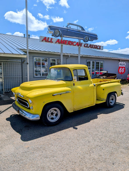 1956 Chevrolet Short Box Step Side Pickup Truck, Stock #001015