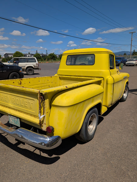 1956 Chevrolet Short Box Step Side Pickup Truck, Stock #001015