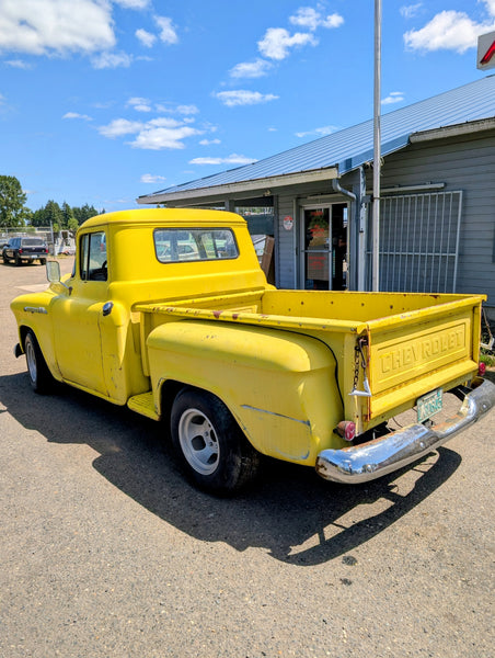 1956 Chevrolet Short Box Step Side Pickup Truck, Stock #001015