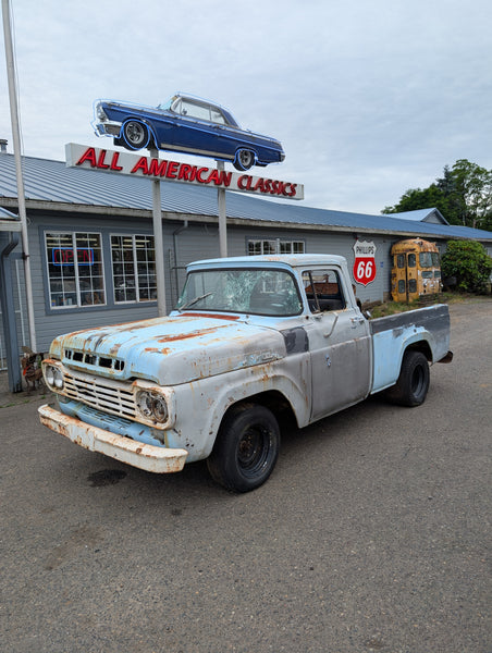 1959 FORD F100 Short Bed Pickup, Stock #R17154