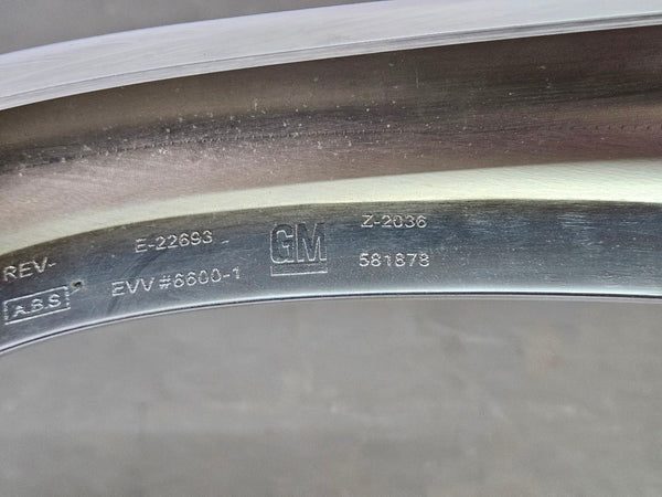 2003-06 Chevy SSR Front Seat Headrest Upper Hoop Trim, Silver Satin - OEM6