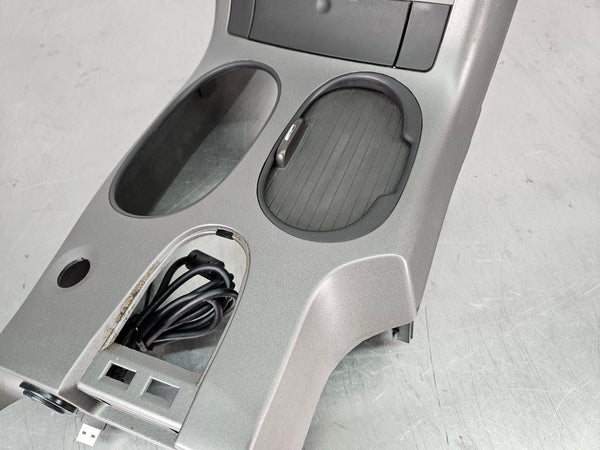 2005-13 C6 Corvette Center Console Dash Radio Trim Surround Bezel, Silver - OEM7