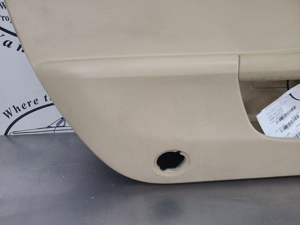2007-11 C6 Corvette Left Driver Side Tan / Black Door Trim Panel, LH - OEM17