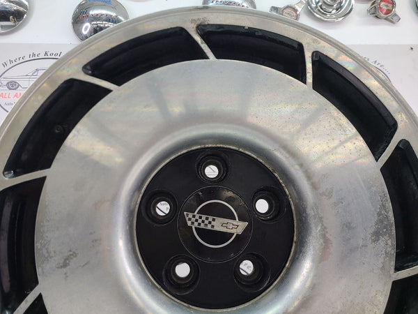 1984-85 C4 Corvette Factory 16 x 8.5 Front Wheel, Left LH Driver Side, #140469277