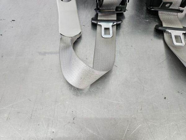 2005-12 C6 Corvette Convertible Seat Belt Retractor Pair, Gray, w/ Bracket - OEM4