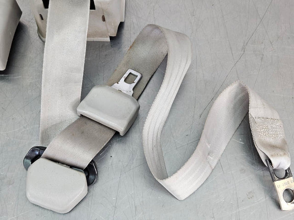 1992-99 Chevy Suburban 2nd Row Seat Belt Retractor and Buckle Set, Gray - OEM9