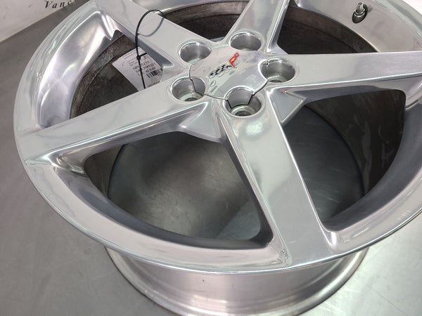 2005-07 C6 Corvette Aluminum 5 Spoke Wheel, Polished QG7, Rear 19x10 - OEM11