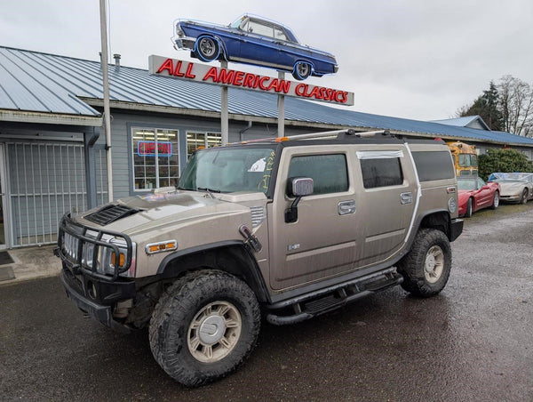 2003-09 Hummer H2 Rear Quarter Trim Panel Cubby Insert, Wheat, Left LH Side7
