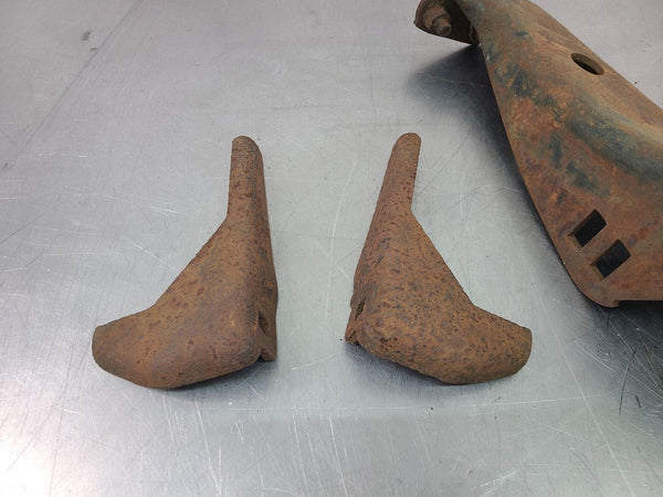 1968-69 GTO Front Bumper Brackets, Three Misc. Brackets, See Desc! - OEM7