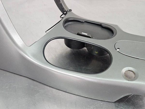 2005-13 C6 Corvette Center Console Dash Radio Trim Surround Bezel, Silver - OEM7