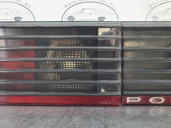 1984 Firebird Tail Light Lamp Complete 3 Piece Set, Left / Right / Center - OEM13