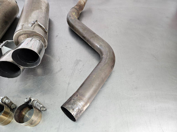 2005-08 C6 Corvette LG Motorsport Axleback Exhaust Kit w/ Dual Mufflers, Tips8