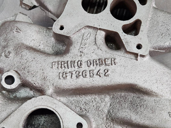 1956 Oldsmobile 88 324, 4 Barrel Intake Manifold, Bead Blasted, Cast #567184 OEM10