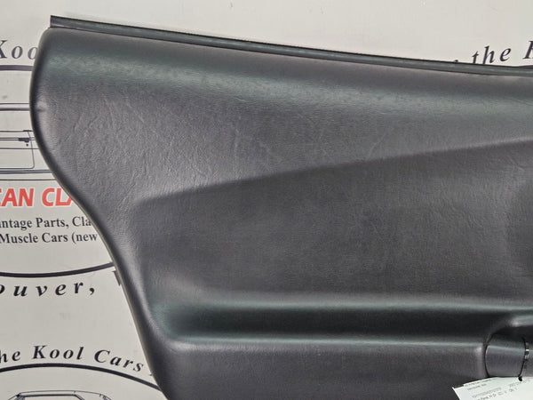 1997-04 C5 Corvette Door Trim Panel, Left Driver Side, Black - OEM9