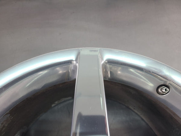2005-07 C6 Corvette Aluminum 5 Spoke Wheel, Polished QG7, Rear 19x10 - OEM3