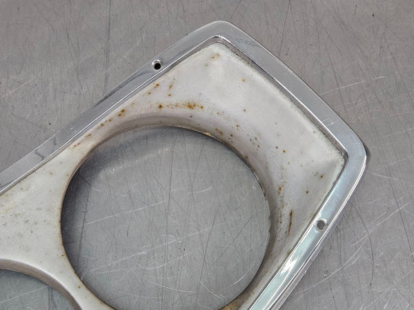 1965 Ford Galaxie Headlight Lamp Surround Bezel Trim, Chrome, Left Driver Side12