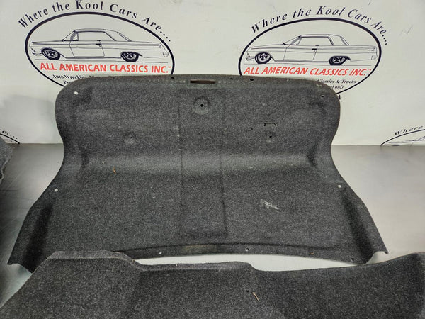2004-06 GTO Rear Trunk Hatch Complete Carpet / Liner Kit Set - Factory OEM3
