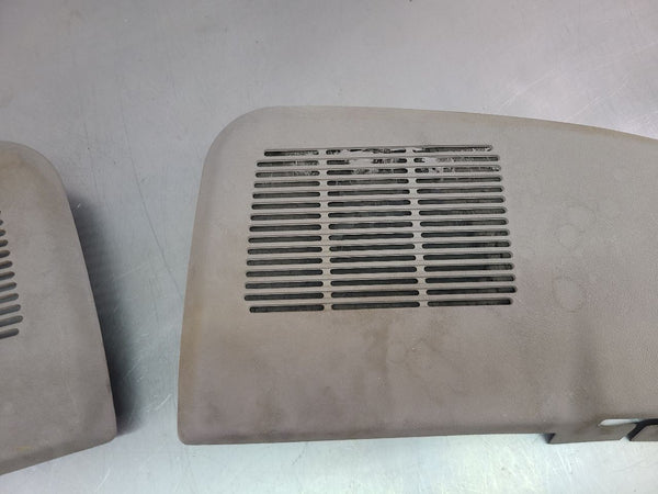 1994-96 Impala SS Rear Package Tray Speaker Grille Trim Pair, Gray, LH/RH - OEM3