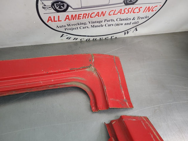1962-65 Nova Rear Trunk Tail Panel Set w/ Strip Channel, 4 Pieces - OEM17
