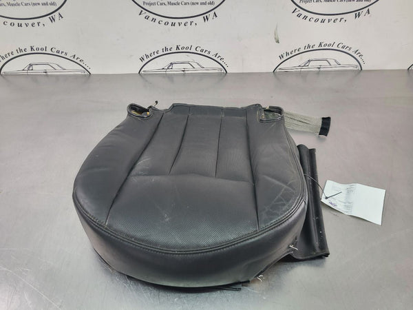 2004-05 Cadillac XLR Lower Seat Cover w/ Cushions, Black, Left Driver Side0
