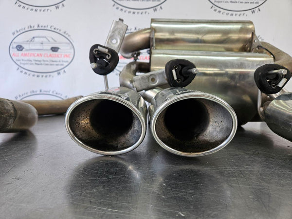 2005-13 C6 Corvette Borla Axleback Exhaust Kit w/ Stacked Mufflers, Tips, Pipes5