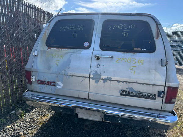 1981-91 Chevy Suburban, Crew Cab Truck, Door Trim Panel, Left Side Rear, Blue20