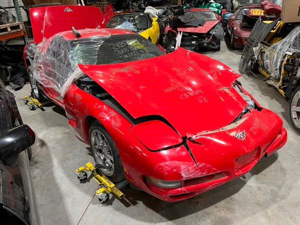 1997-04 C5 Corvette LH Left Front Door Glass, Factory OEM19