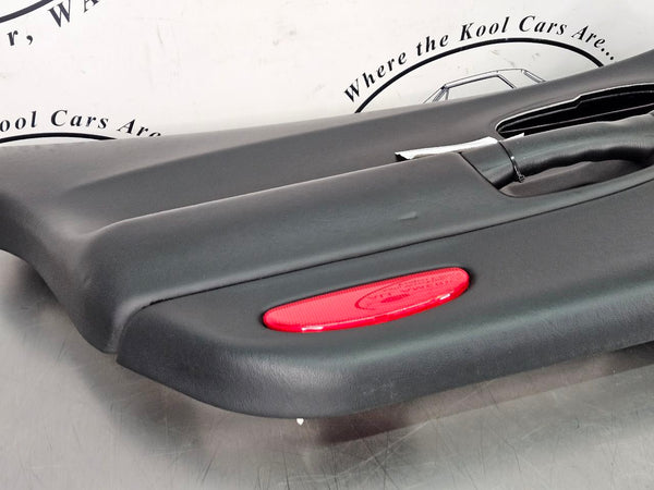 1997-04 C5 Corvette Door Trim Panel, Left Driver Side, Black - OEM16