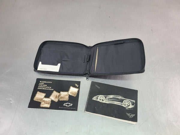1999 C5 Corvette Factory Owners Manual w/ Leather Case - OEM3