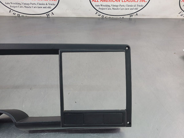 1988-94 GMC Chevy Truck Instrument Cluster Bezel Trim, Front Dash, Gray - OEM6