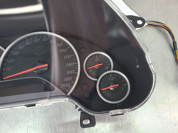 2006-08 C6 Corvette Instrument Cluster Assembly - Coupe, Base, 70k Miles - OEM6