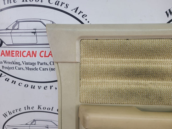 1983 Chevy Truck / Blazer Front Left Door Trim Panel, Tan, Manual Windows, LH7