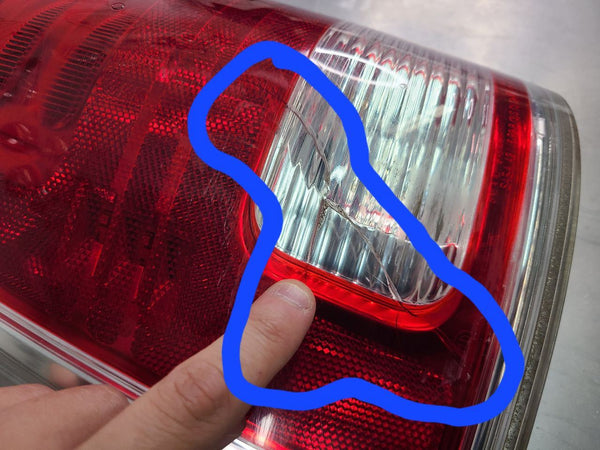 2013-22 Dodge Ram 1500 Pickup Truck Taillight, Left LH Driver Side, Chrome, LED11