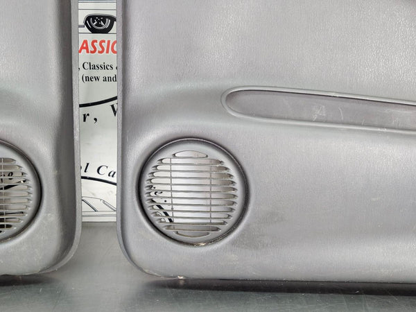 2000 Dodge Durango Front Door Trim Panel Pair, Power, Bare, Left / Right, Gray15
