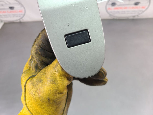 2005 C6 Corvette Center Console 'Tombstone' Filler Panel Insert Trim, Silver1
