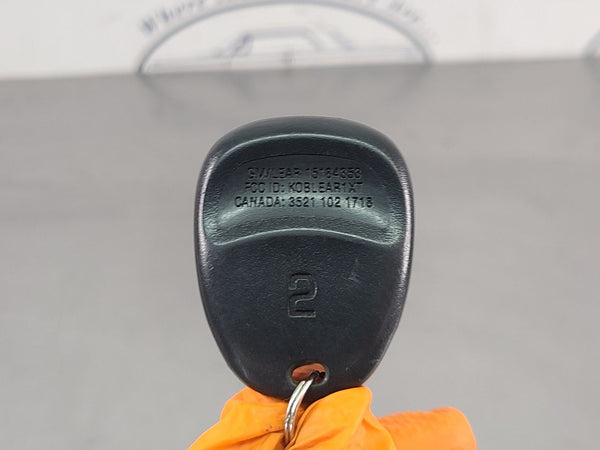 2003-06 Chevy SSR Factory Key Fob Remote, GM P/N #15184353 - OEM3