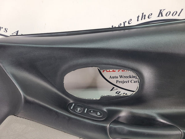 1997-04 C5 Corvette Door Trim Panel Assemby, Right Passenger Side, Black / Gray 6