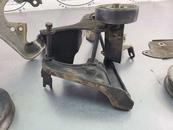 1988 GMC K3500 Truck 7.4L Engine Front Accessory Brackets and Pulley Set - OEM7