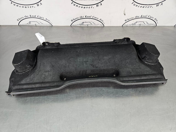 2005-13 C6 Corvette Convertible Rear Trunk Speaker Carpet Panel - OEM9