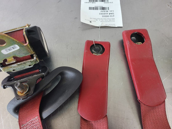 2005-12 C6 Corvette Coupe Seat Belt Retractor Pair, Red, LH / RH - OEM3