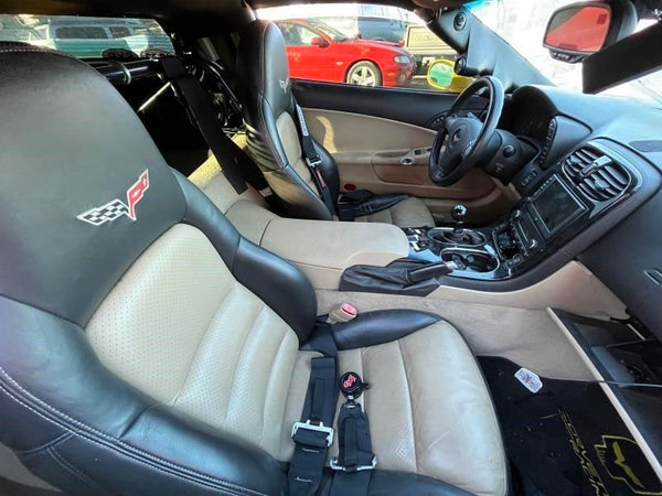 2005-13 C6 Corvette Front Sun Visor, Black, Right Passenger Side RH - OEM11