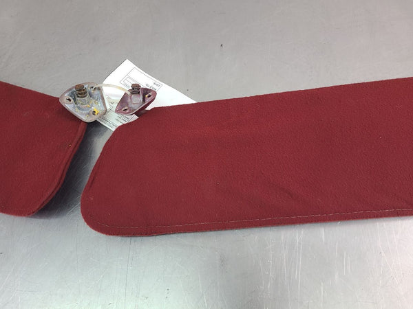 1988-94 GMC Chevy Truck Front Sun Visor Pair, Left and Right, Red - OEM9