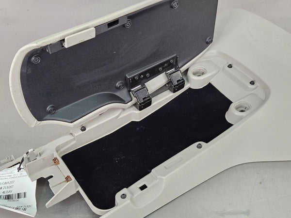 2005-13 C6 Corvette Center Floor Console Assembly, Base w/ Lid, Titanium - OEM11