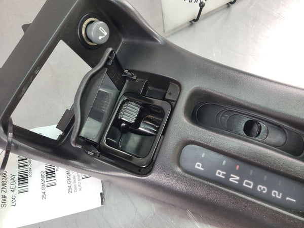 2002 Firebird Automatic Transmission Shifter Console Upper Plate Bezel Trim 7