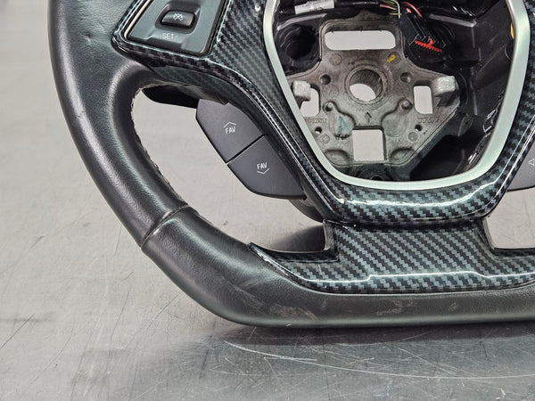 2016 C7 Corvette Factory Steering Wheel w/ Shift Paddles, Radio Control, Black8
