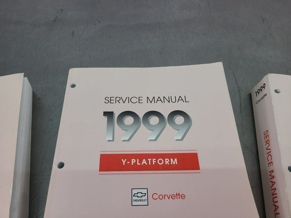 1999 Corvette Complete 3 Piece Extended Service Manual Book Set 3