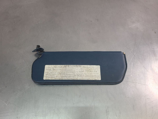 1981-91 Chevy Truck, Suburban Vinyl Sun Visor, Blue, Left Driver Side LH - OEM0